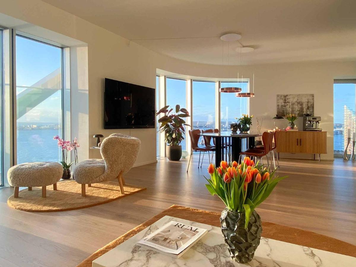 Amazing Sea View Apartment Århus Eksteriør billede