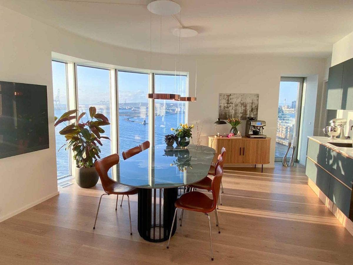 Amazing Sea View Apartment Århus Eksteriør billede